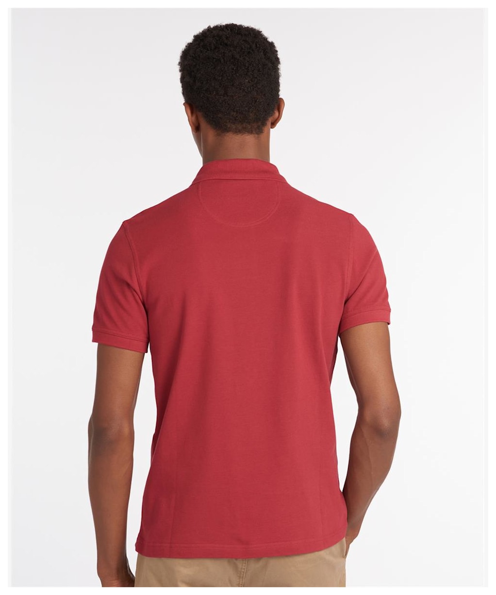 Men's Barbour Sports Polo 215G - Biking Red