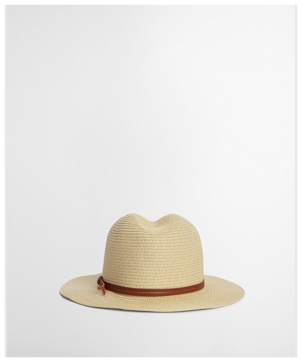 Women's Barbour Evelyn Braid Trilby Hat - Natural