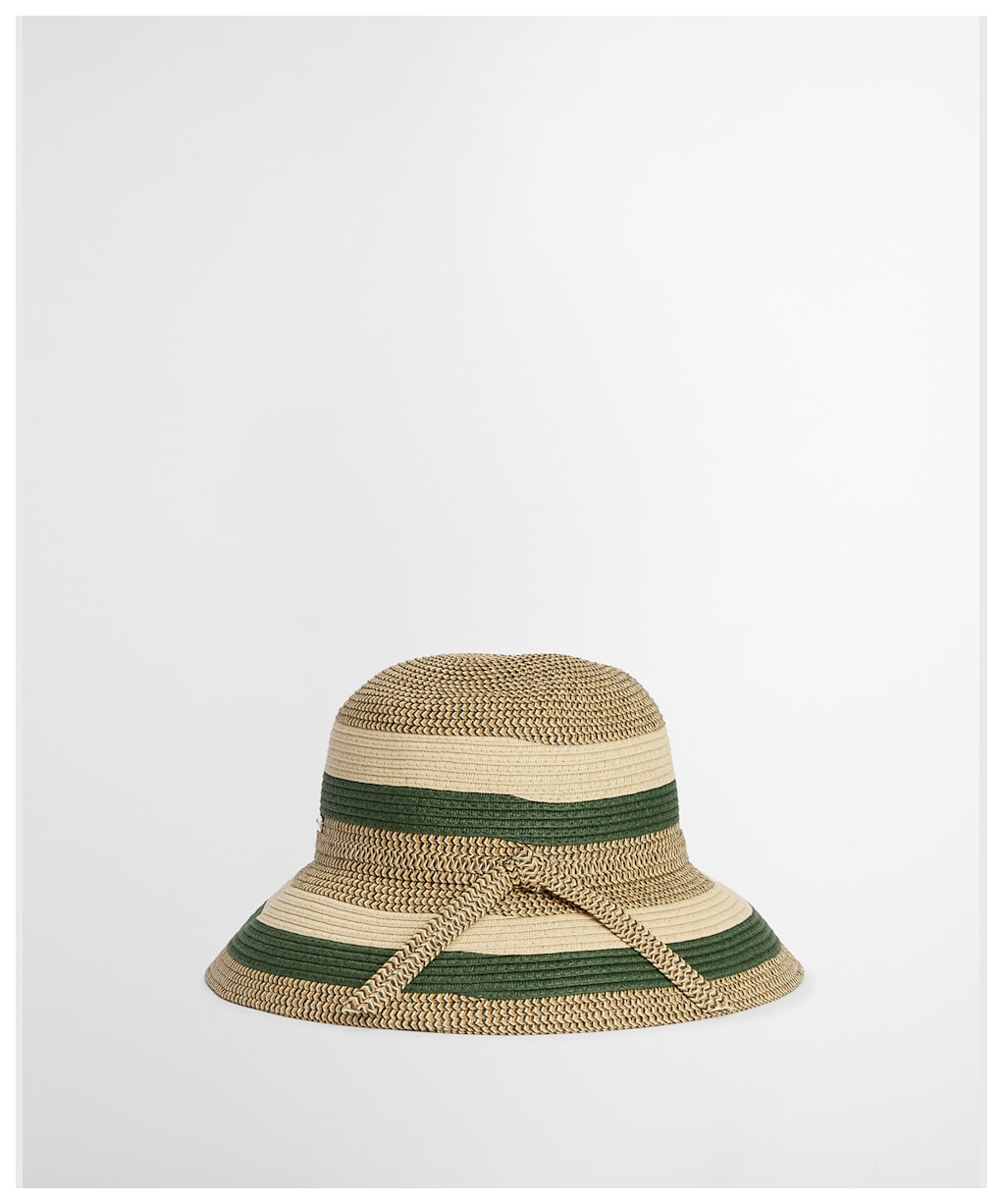 Women's Barbour Daphne Braid Summer Hat - Olive / Sand