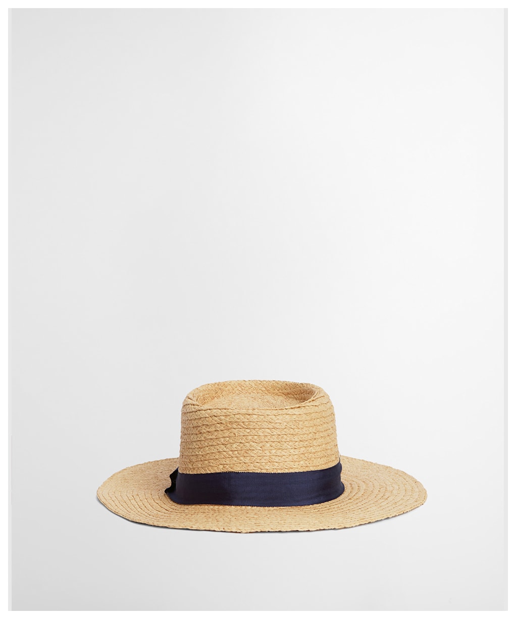 Women's Barbour Lily Straw Summer Hat - Natural / Navy
