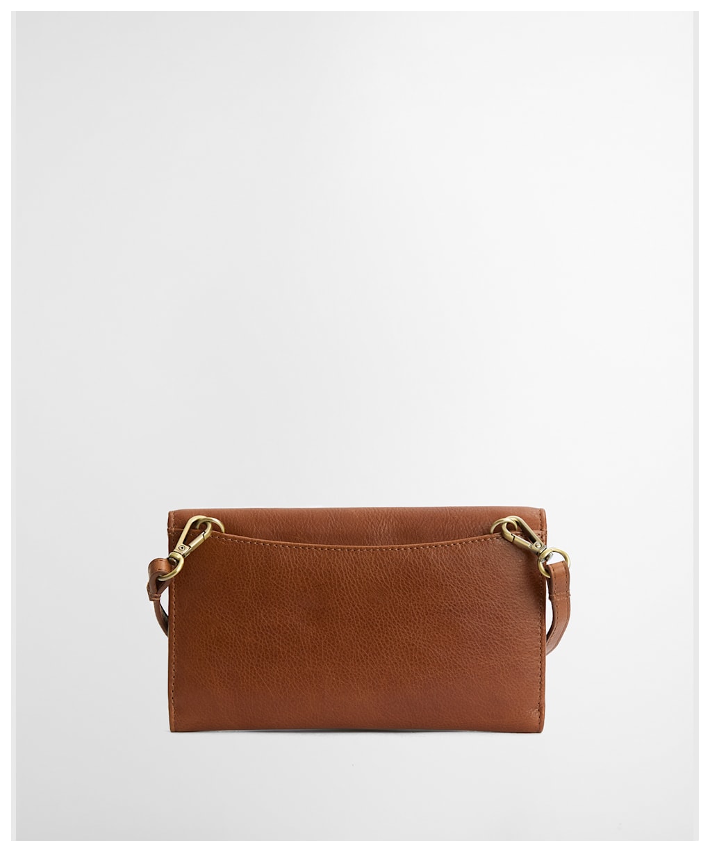 Women's Barbour Isla Leather Travel Purse - Brown
