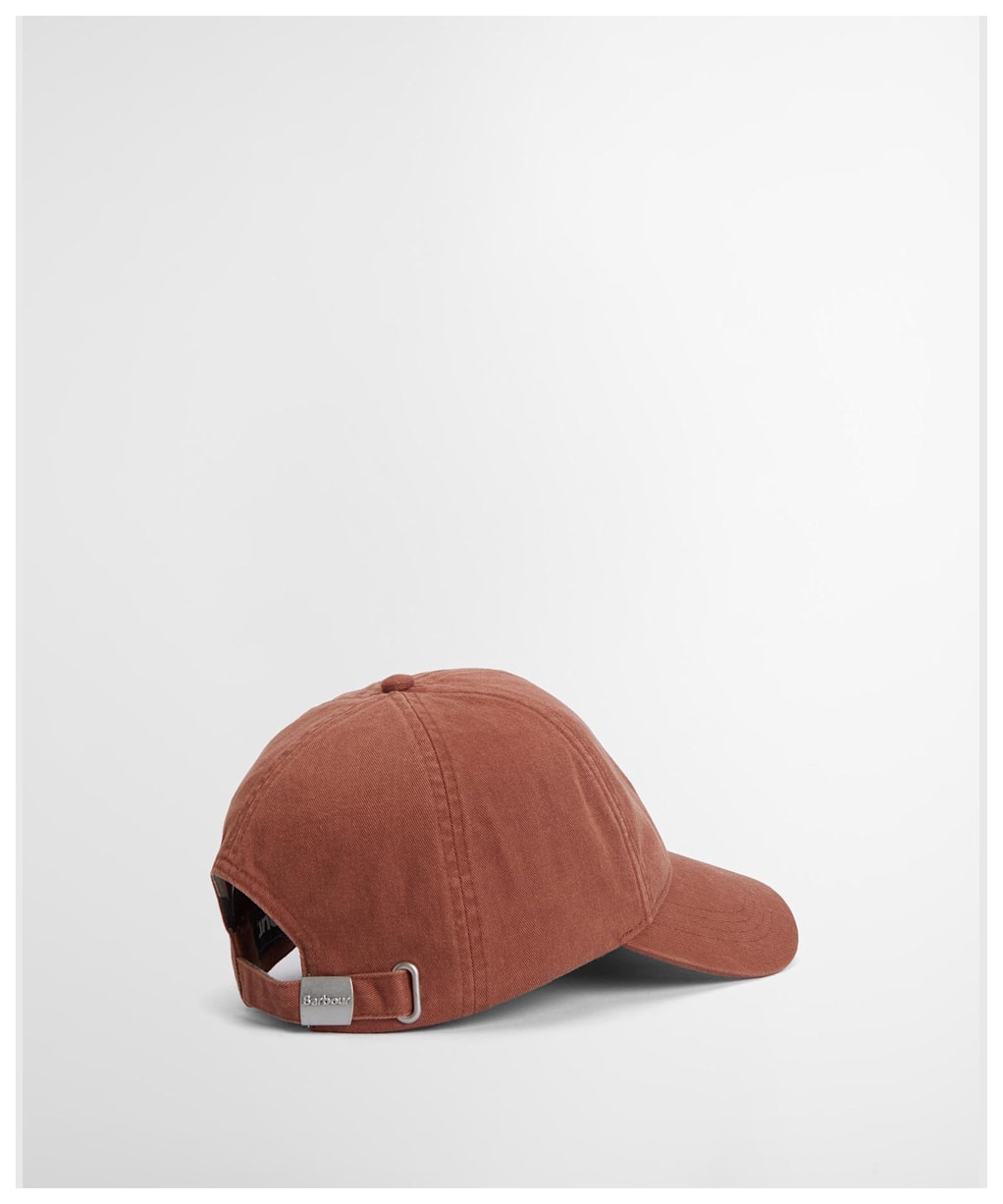 Men's Barbour Cascade Sports Cap - Dark Rust