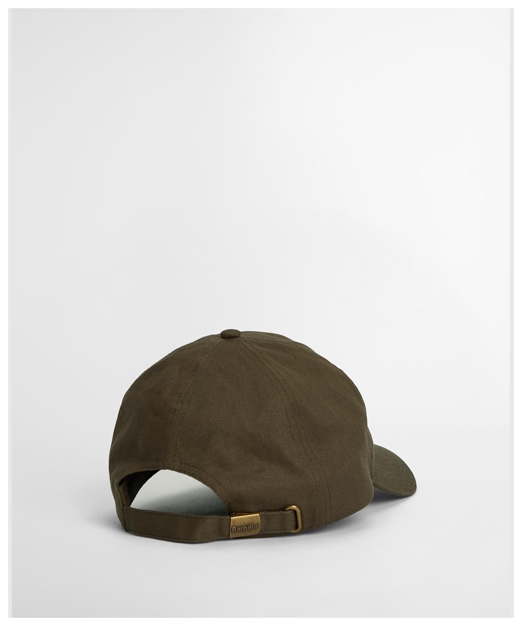Men's Barbour Campbell 6 Panel Cotton Sports Cap - Uniform Green
