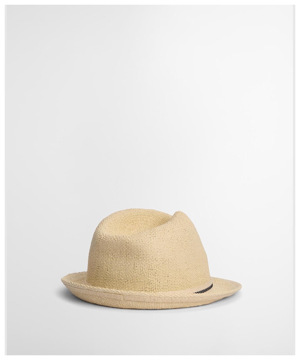 Men's Barbour Bransdale Trilby Summer Hat - Natural