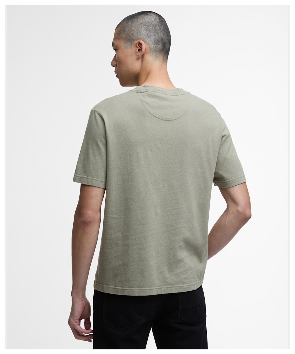 Men's Barbour International Coster Steve McQueen Graphic T-Shirt - Bleached Olive