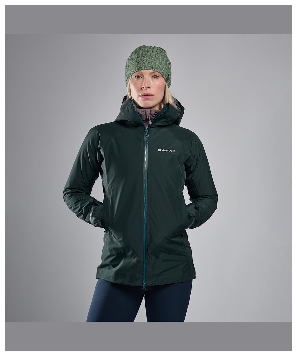 Women's Montane Phase Waterproof Jacket - Deep Forest