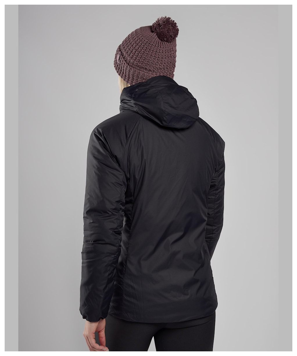 Women's Montane Respond Hooded Insulated Jacket - Black