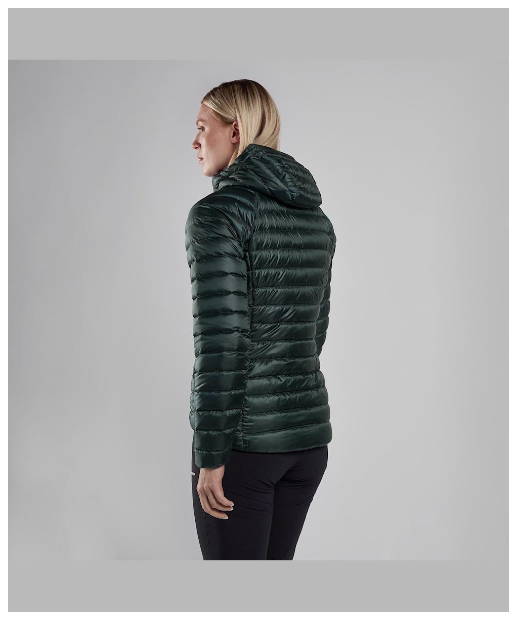 Women's Montane Anti-Freeze Hooded Down Jacket - Deep Forest