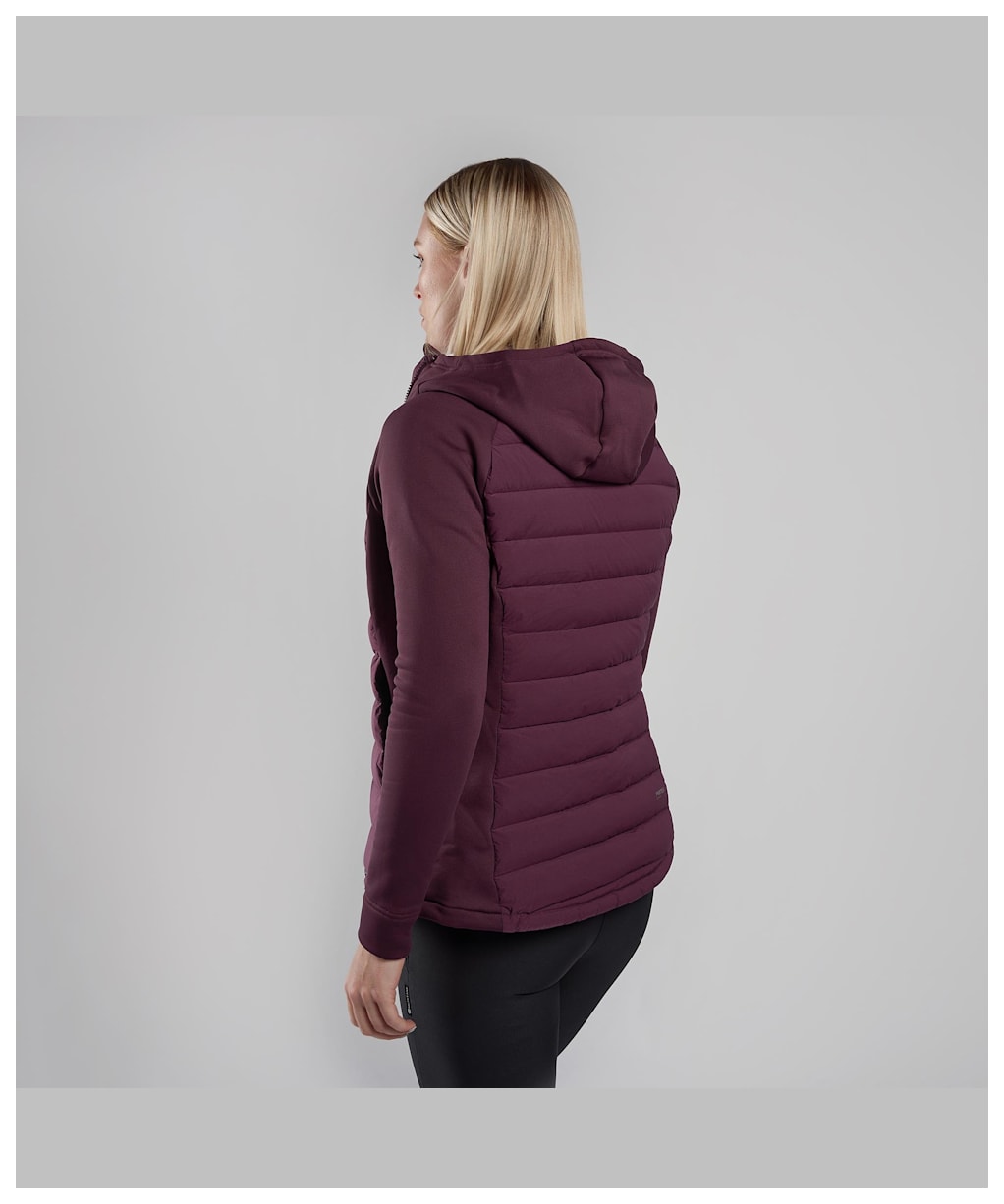 Women's Montane Composite Hooded Down Jacket - Mulberry