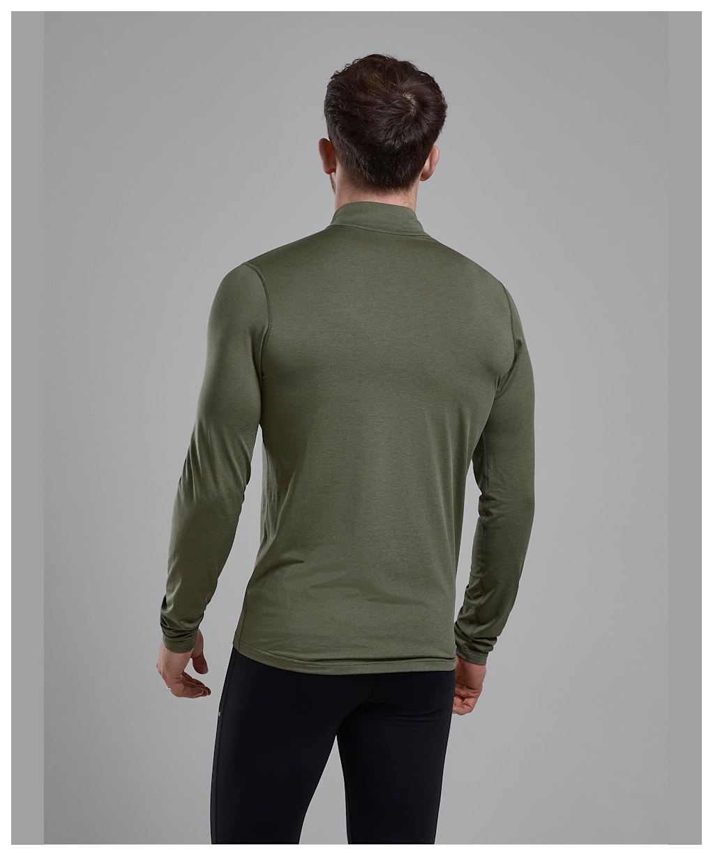 Men's Montane Dart XT Thermal Zip Neck Long Sleeved Baselayer Top - Caper