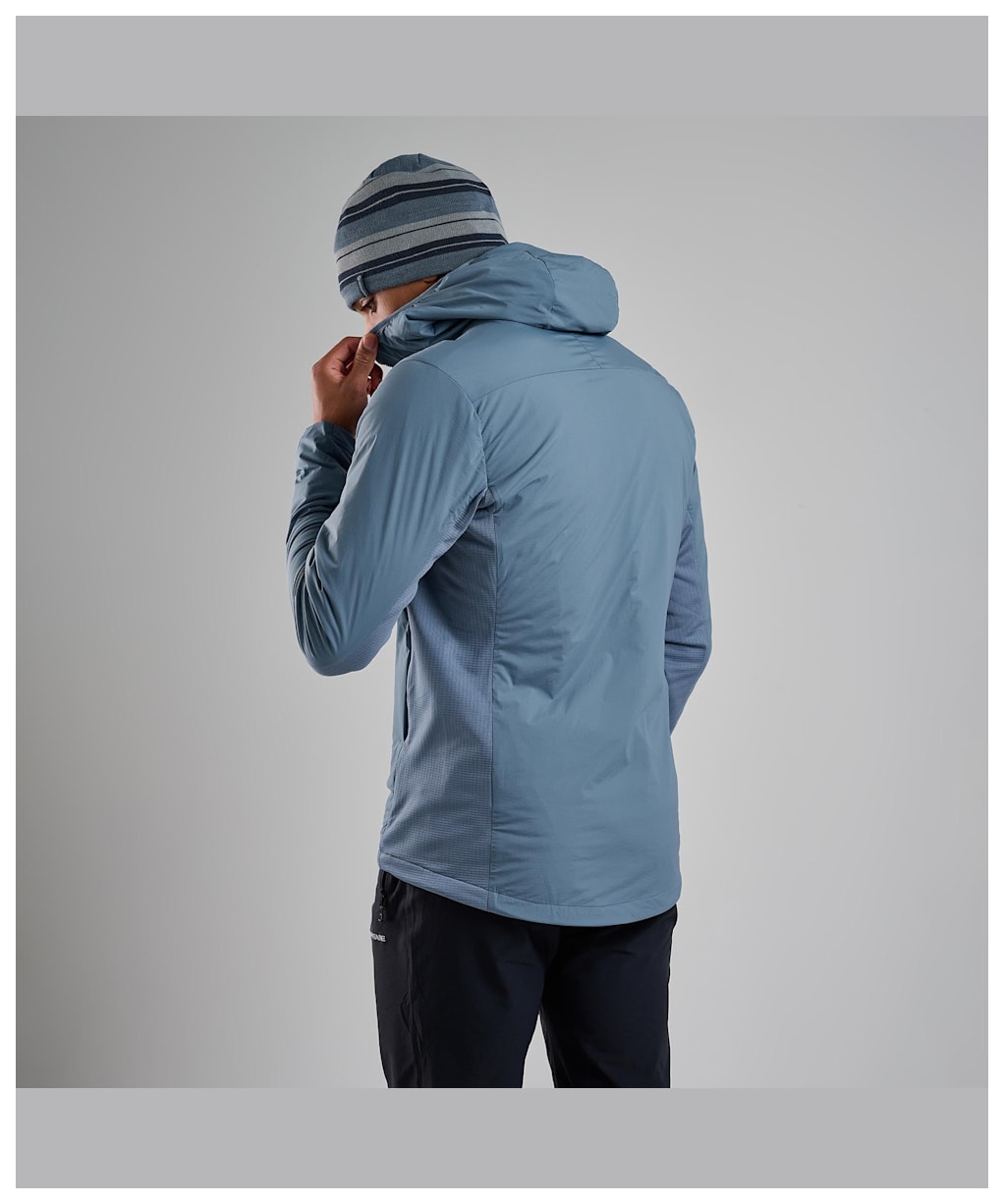 Men's Montane Fireball Lite Insulated Hooded Jacket - Stone Blue