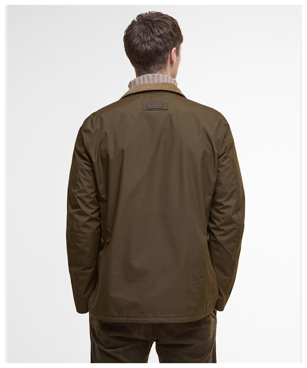 Men's Barbour Spoonbill Waterproof Jacket - Dark Olive