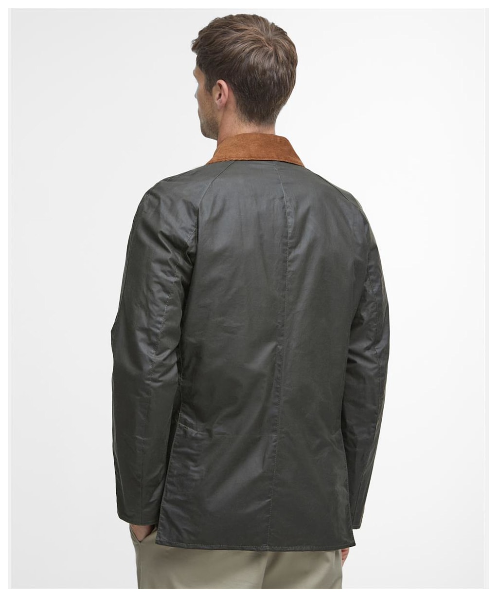 Men's Barbour Lightweight Ashby Waxed Jacket - Archive Olive