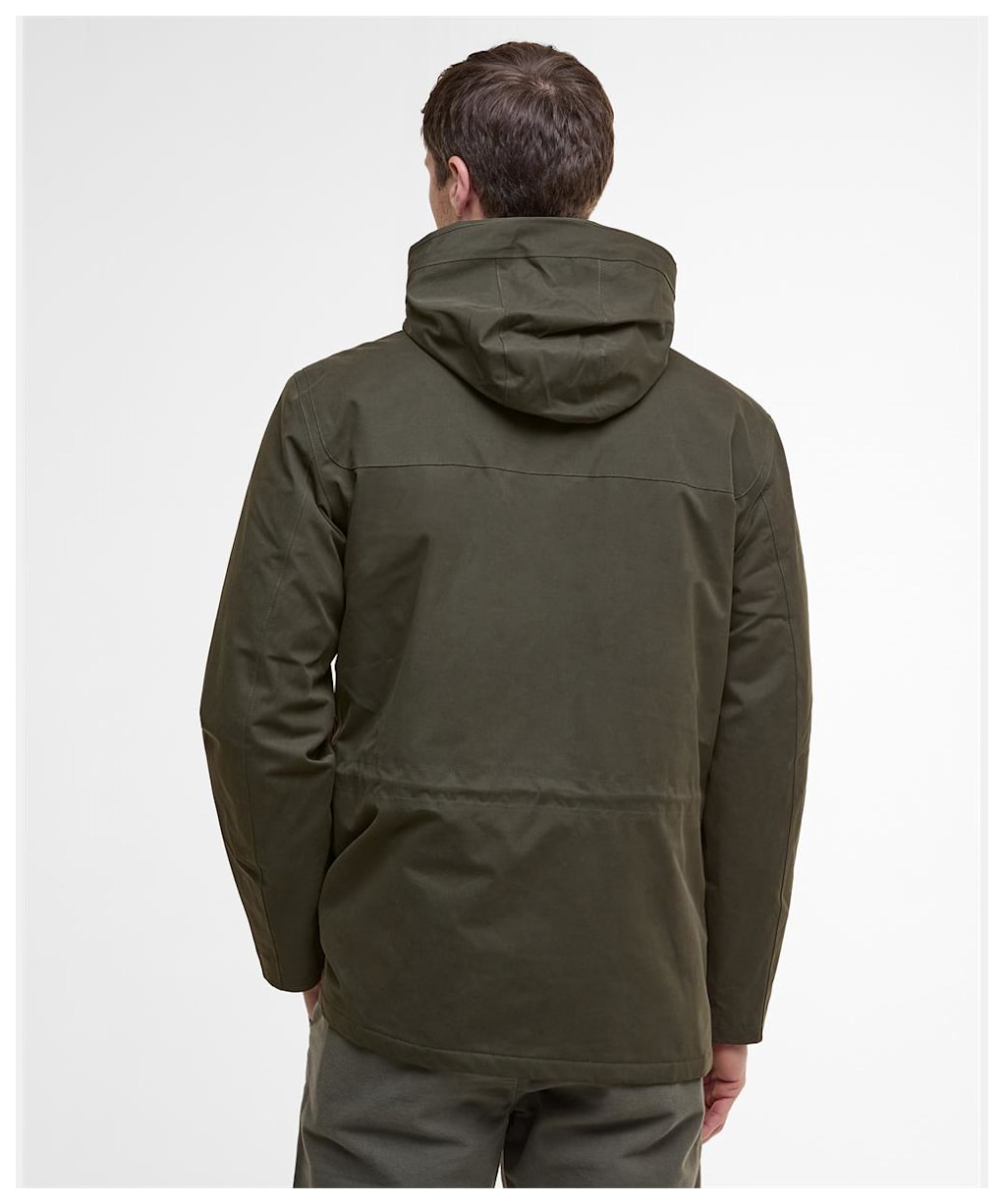 Men’s Barbour Brockstone Waterproof Jacket - Dark Olive