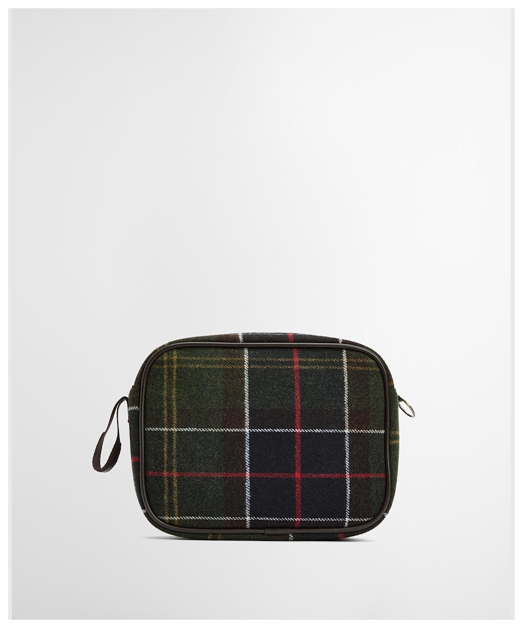 Women's Barbour Allowhay Tartan Wash Bag - Classic Tartan