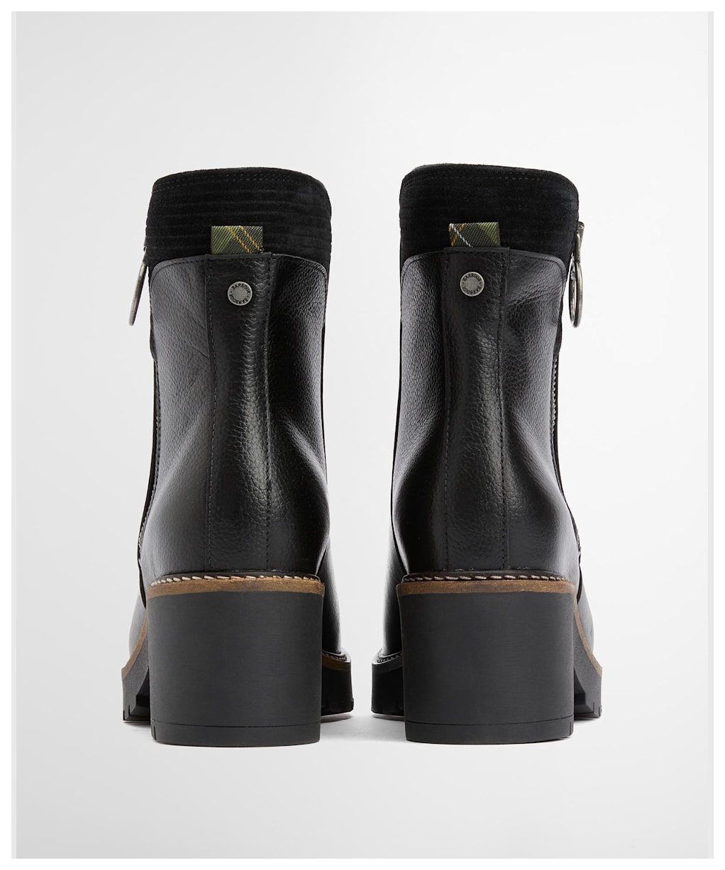 Women's Barbour Dahlia Heeled Boots - Black