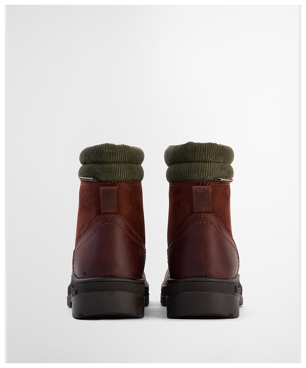 Women's Barbour Laurelle Lace Up Boots - MAHOGONY NUBUCK/