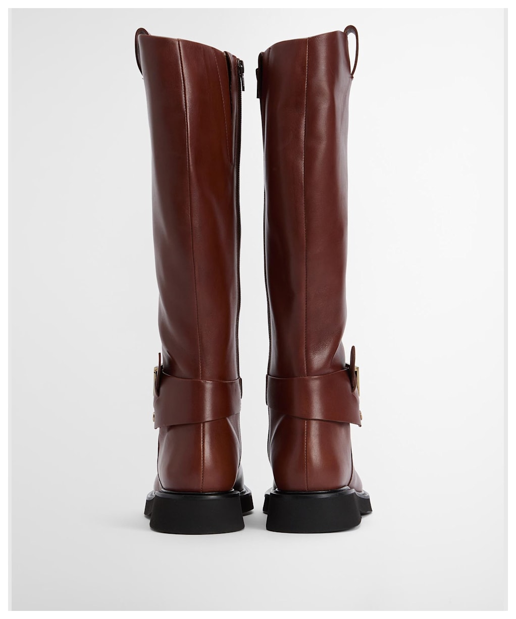 Women's Barbour Theodora Riding Boot - Conker Brown