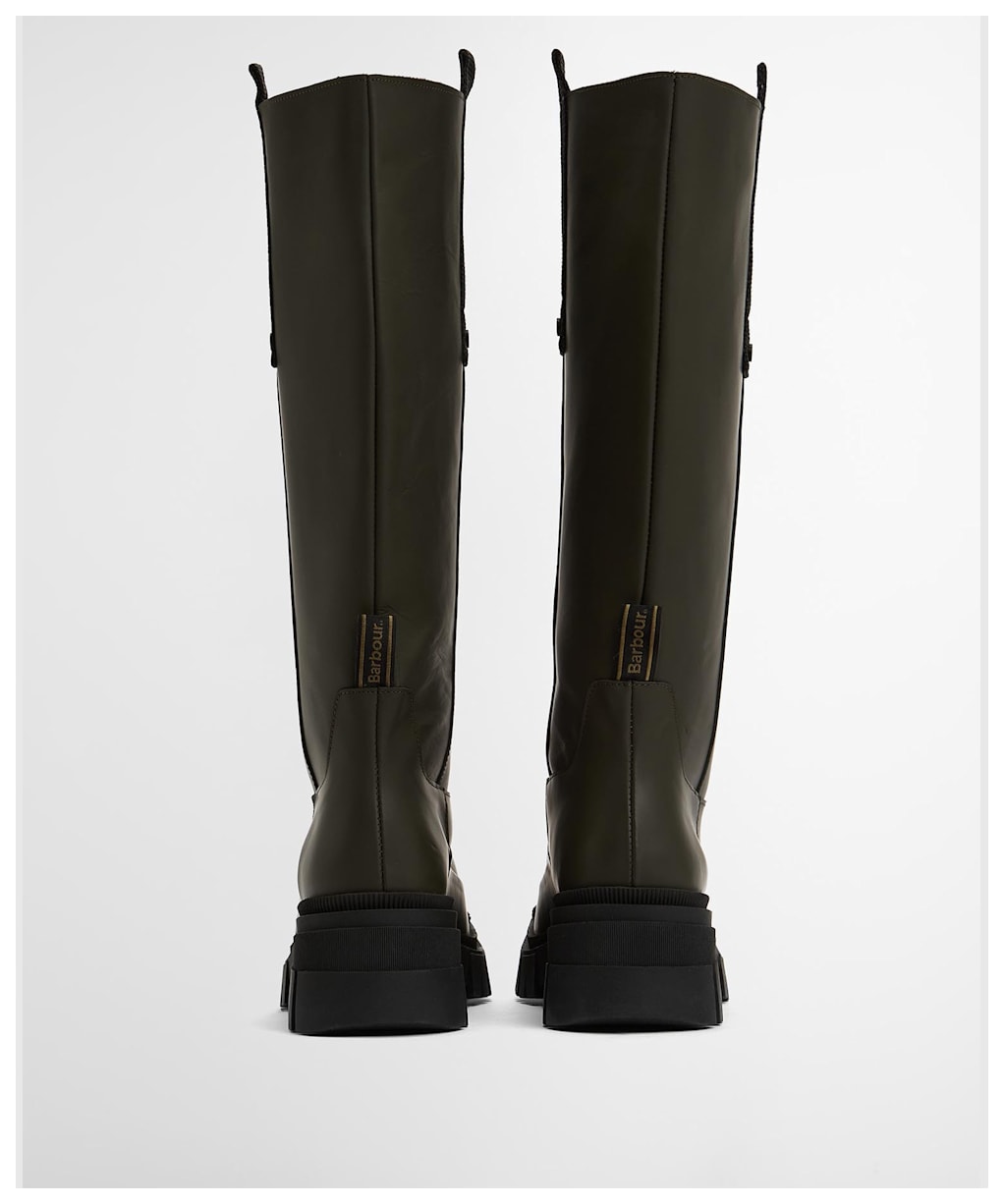 Women's Barbour Saidie Tall Boots - Olive