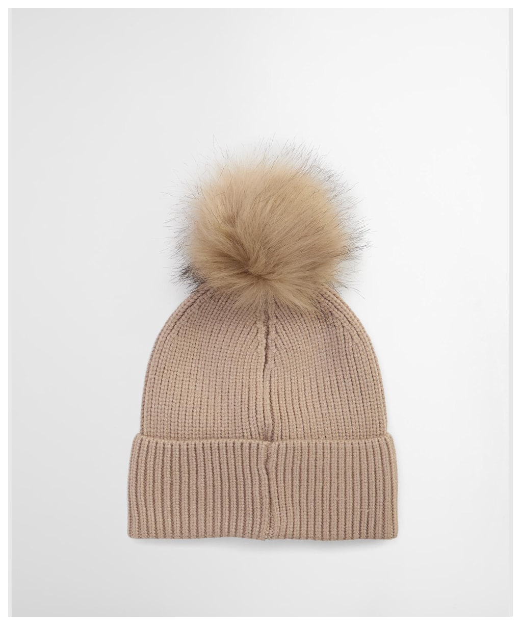 Women's Barbour International Mallory Pom Beanie - Oat