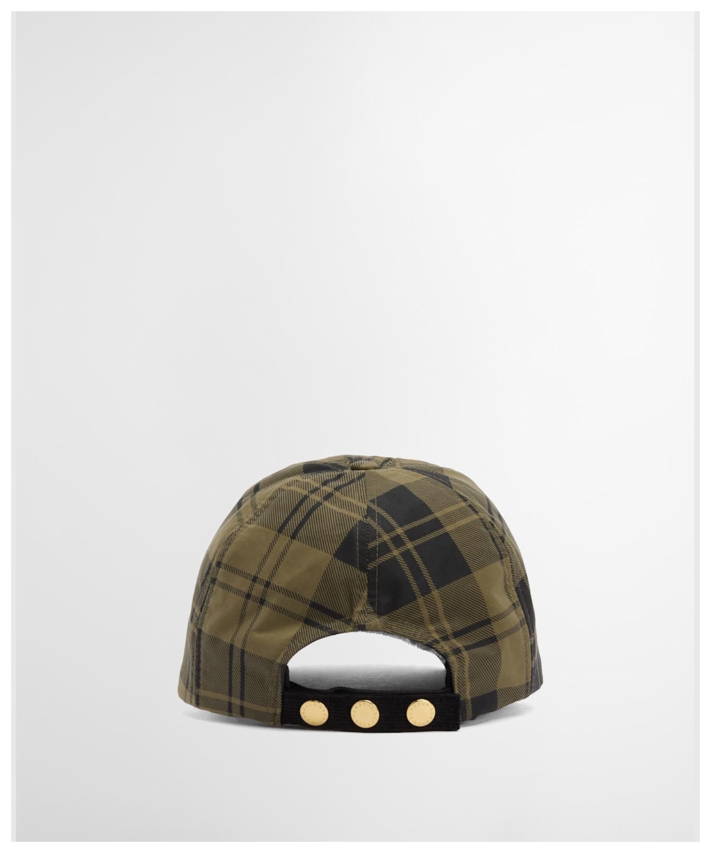 Women's Barbour Elaine Check Cap - Olive Check