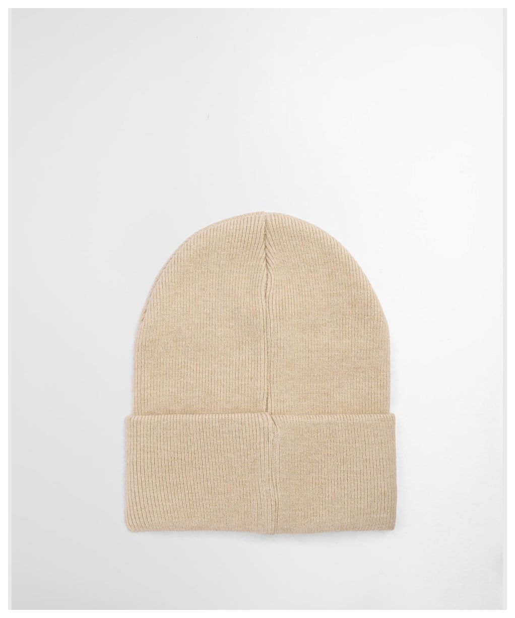 Women's Barbour Ellison Beanie Hat - Oatmeal