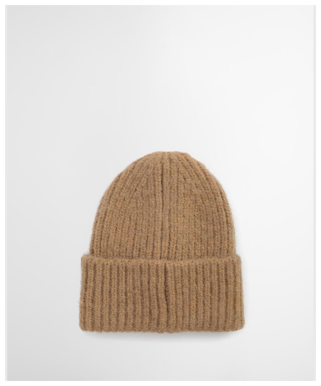 Women's Barbour Meryl Beanie Hat - Military Brown