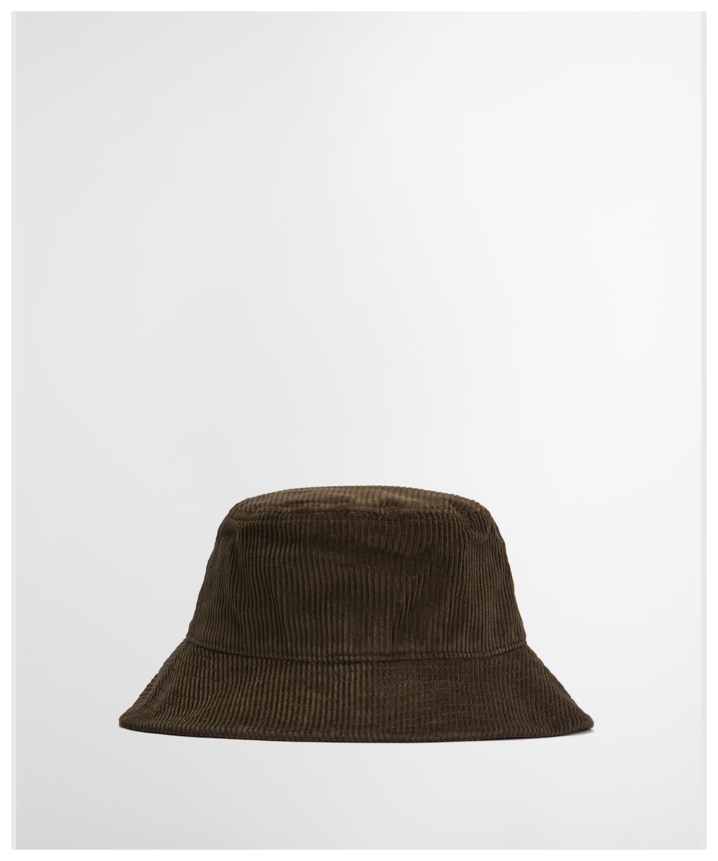 Women's Barbour Ebberston Cord Bucket Hat - Olive
