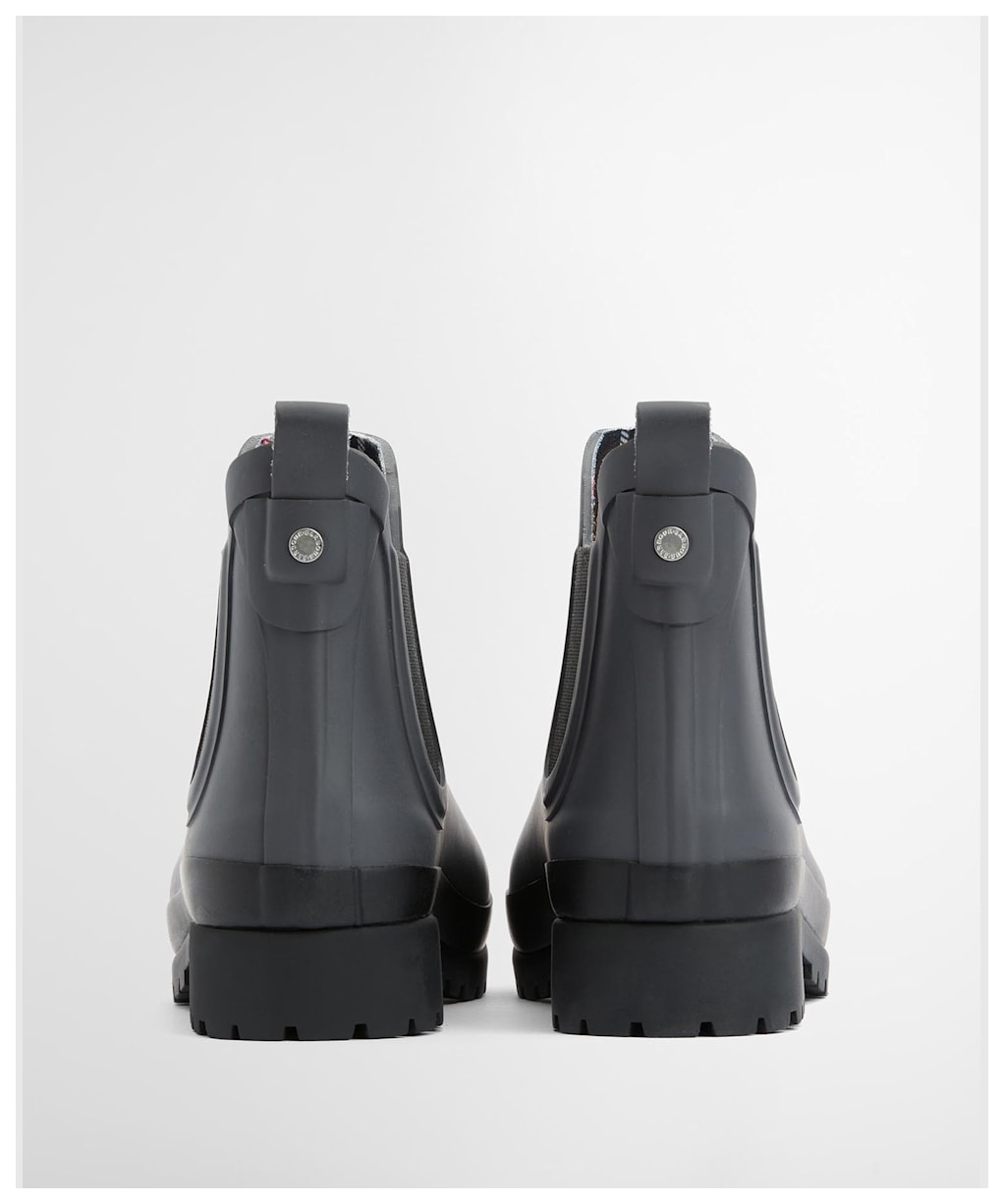 Women's Barbour Mallow Chelsea Wellington Boots - Charcoal / Black