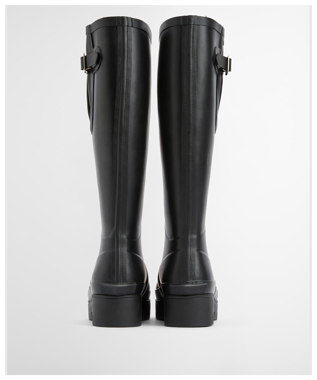 Women's Barbour Leighton Tall Wellingtons - Black