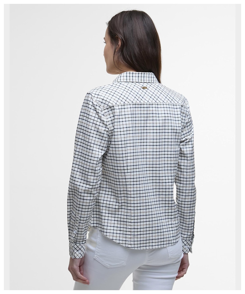Women's Barbour Woodside Check Shirt - Navy Check