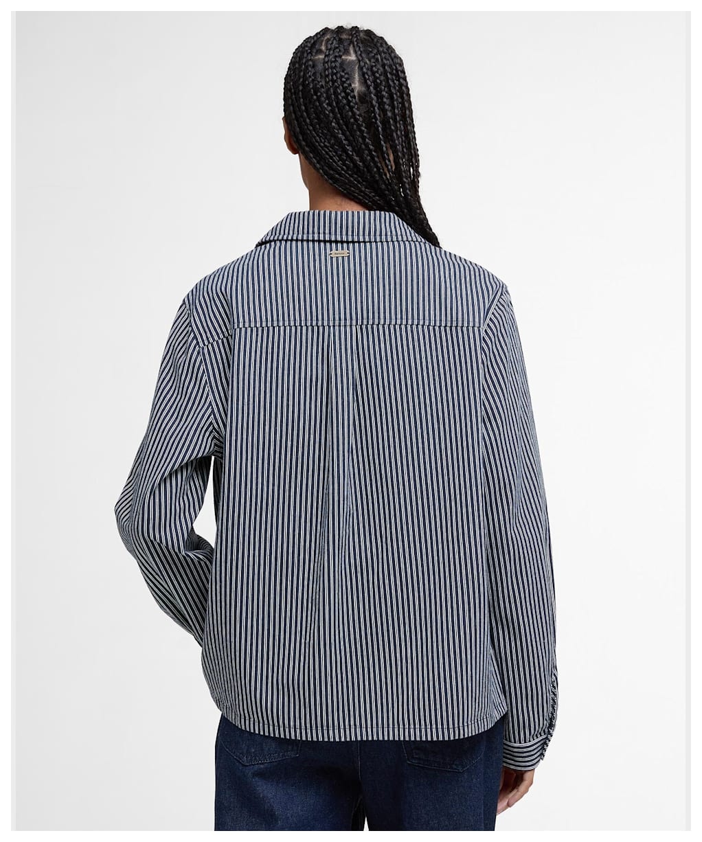 Women's Barbour Sonia Shirt - Navy / Salt Stripe