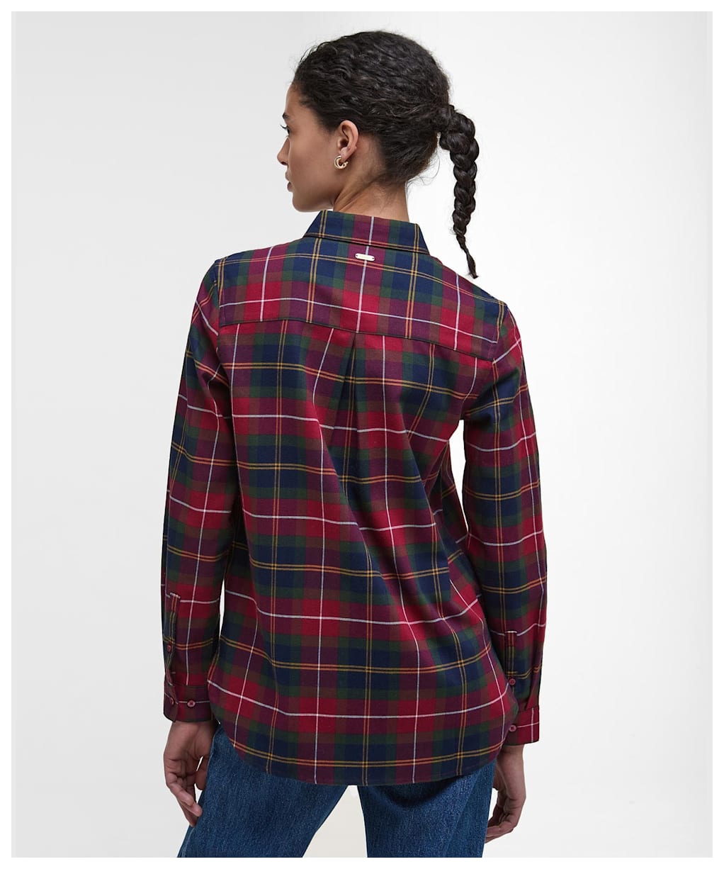 Women's Barbour Glades Check Shirt - Winterberry Tartan