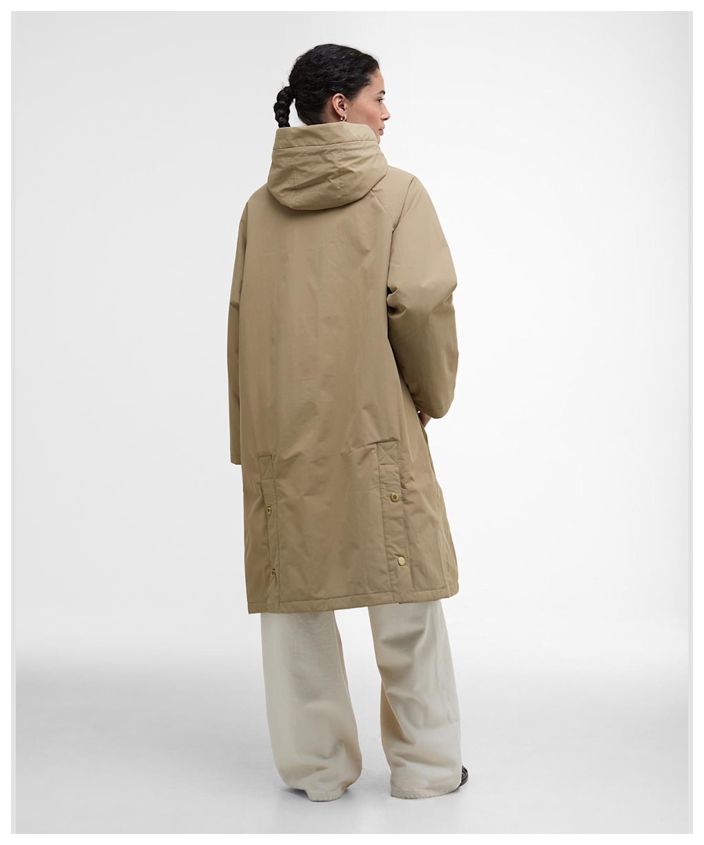 Women's Barbour Catalina Showerproof Jacket - Military Brown