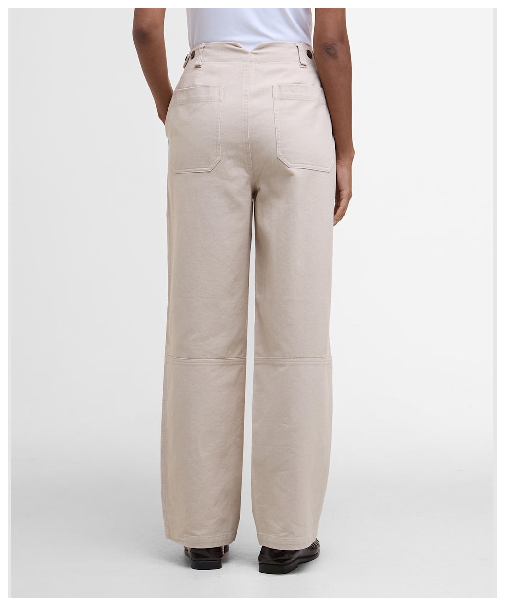 Women's Barbour Faye Trousers - Oatmeal