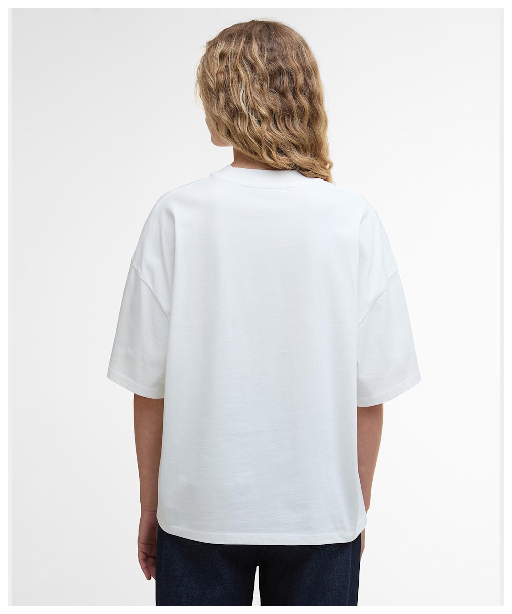Women's Barbour Harper T-Shirt - Cloud