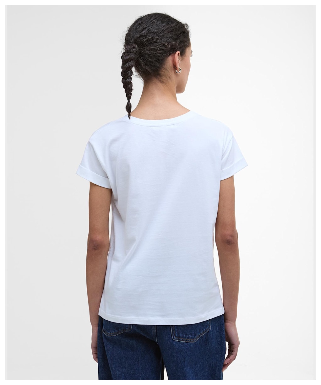 Women's Barbour Kingsford T-Shirt - White