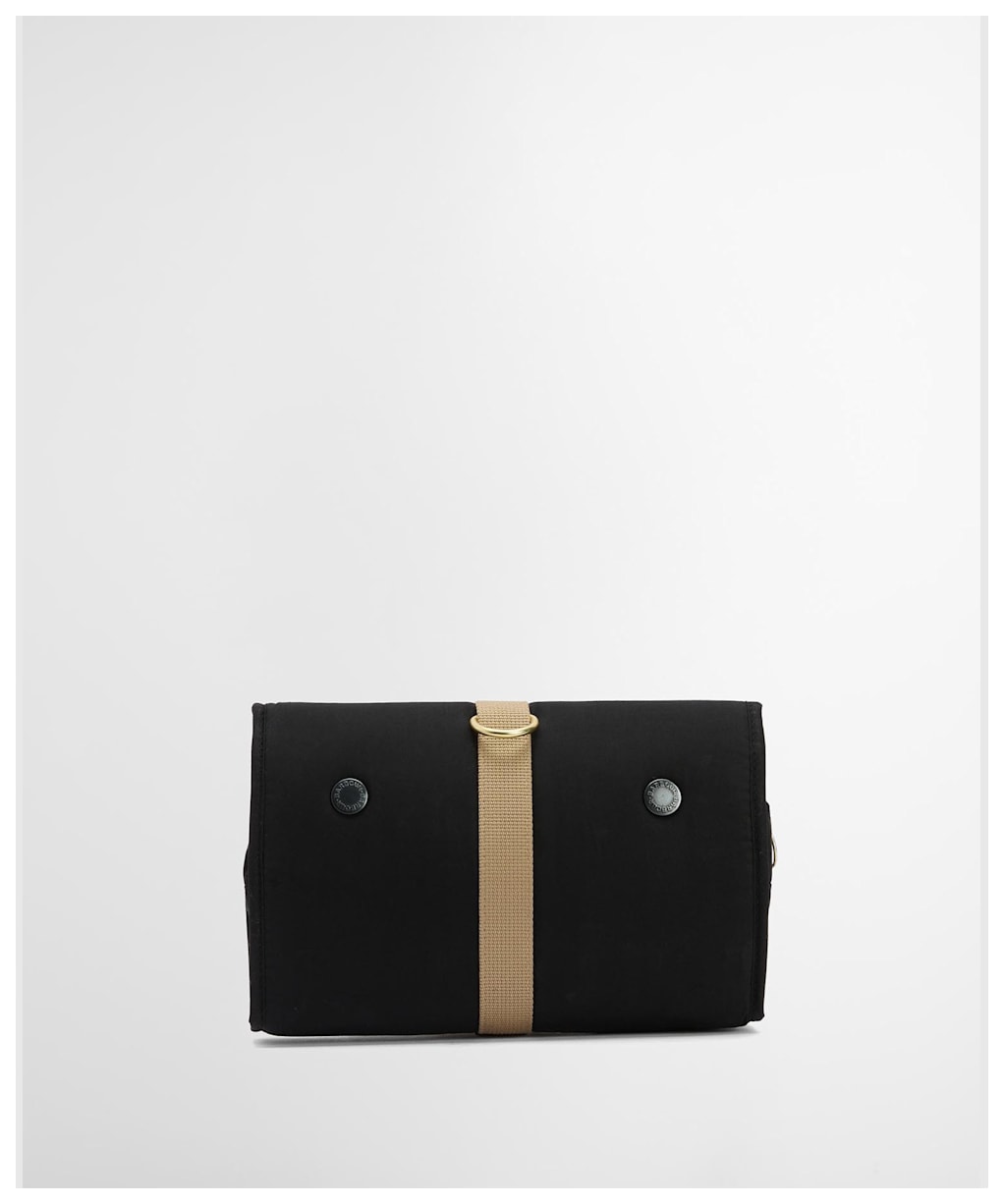 Men's Barbour Transport Hanging Washbag - Black