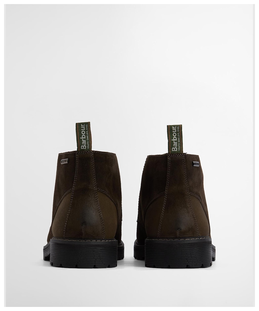 Men's Barbour Maxwell Waterproof Chukka Boots - OILED BROWN SUED