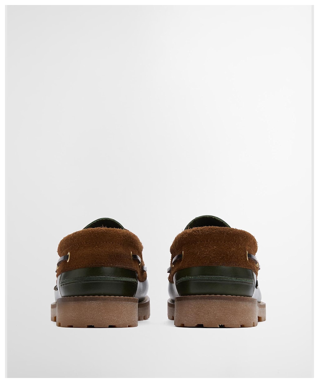 Men's Barbour Deck Boat Shoe - Olive