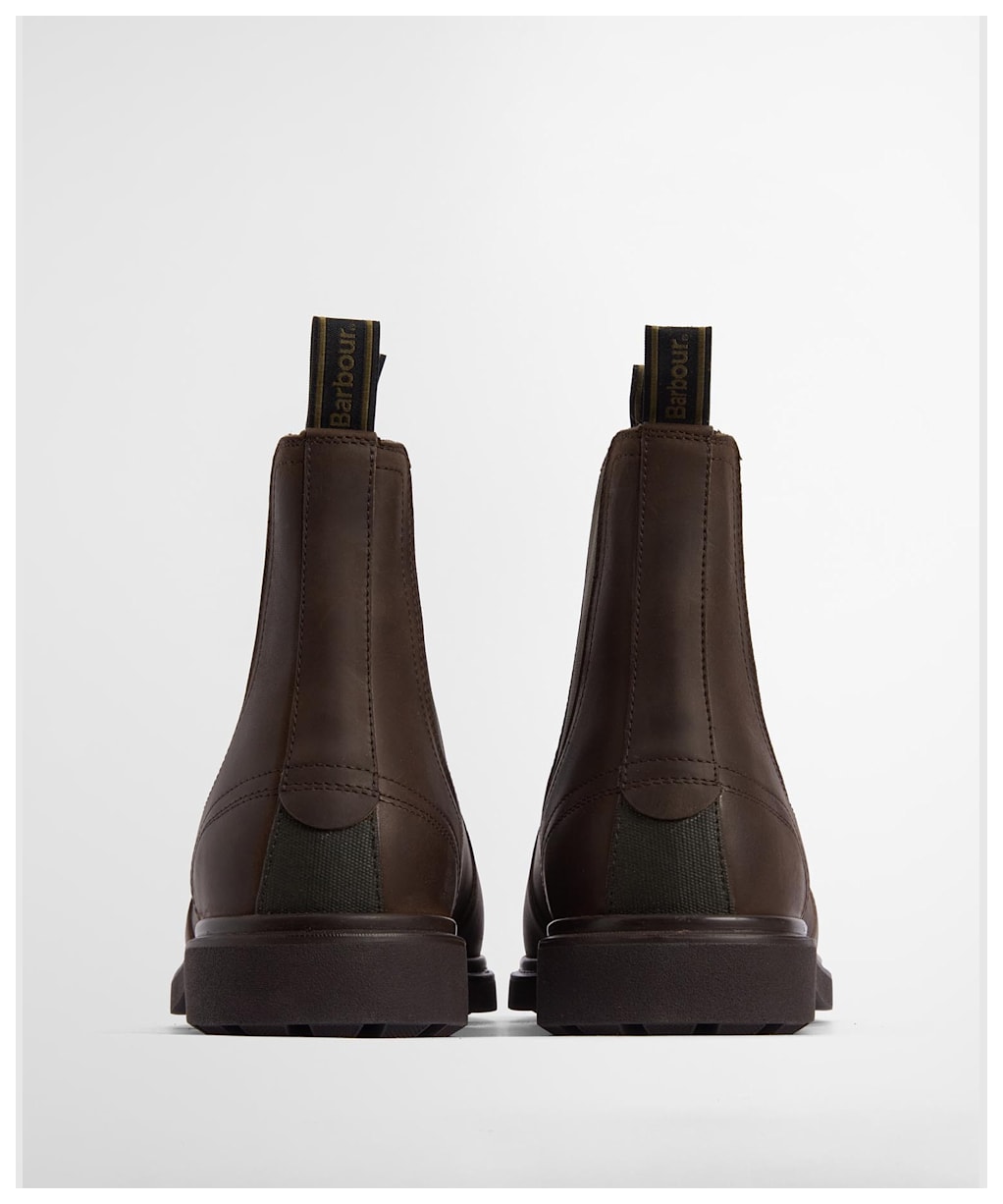 Men's Barbour Hale Chelsea Boots - Dark Brown