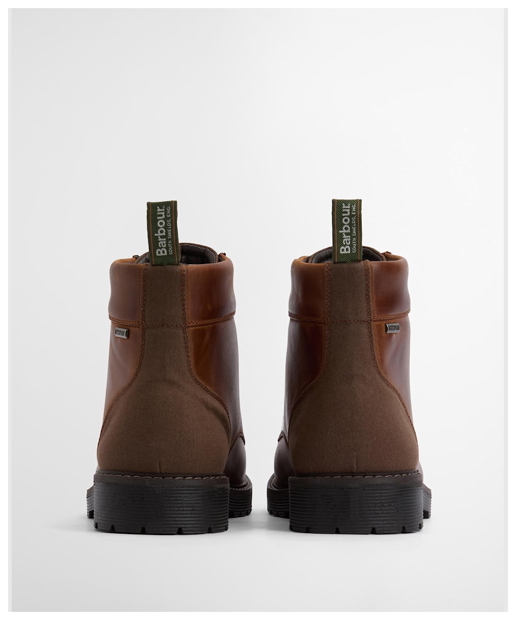 Men's Barbour Harrison Waterproof Boots - Dark Brown