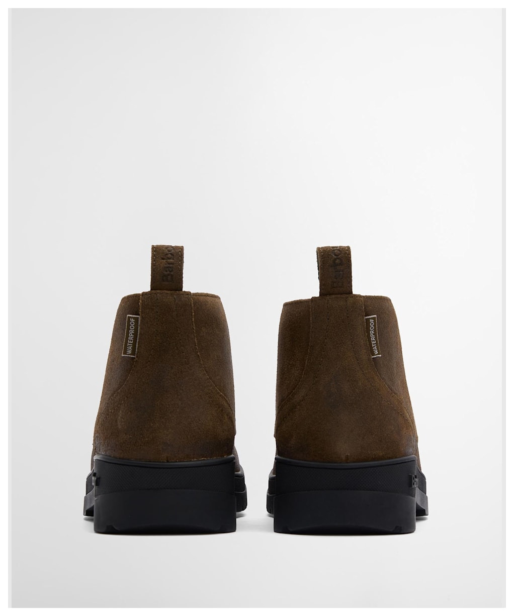 Men's Barbour Forster Chukka Boots - Oiled Olive Suede