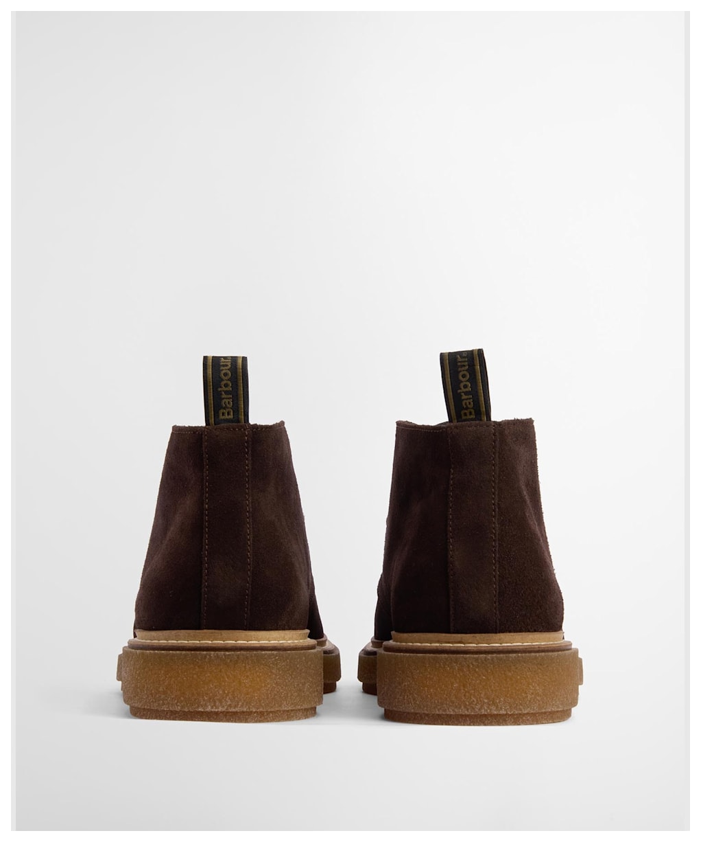 Men's Barbour Blaine Chukka Boots - Choc Suede