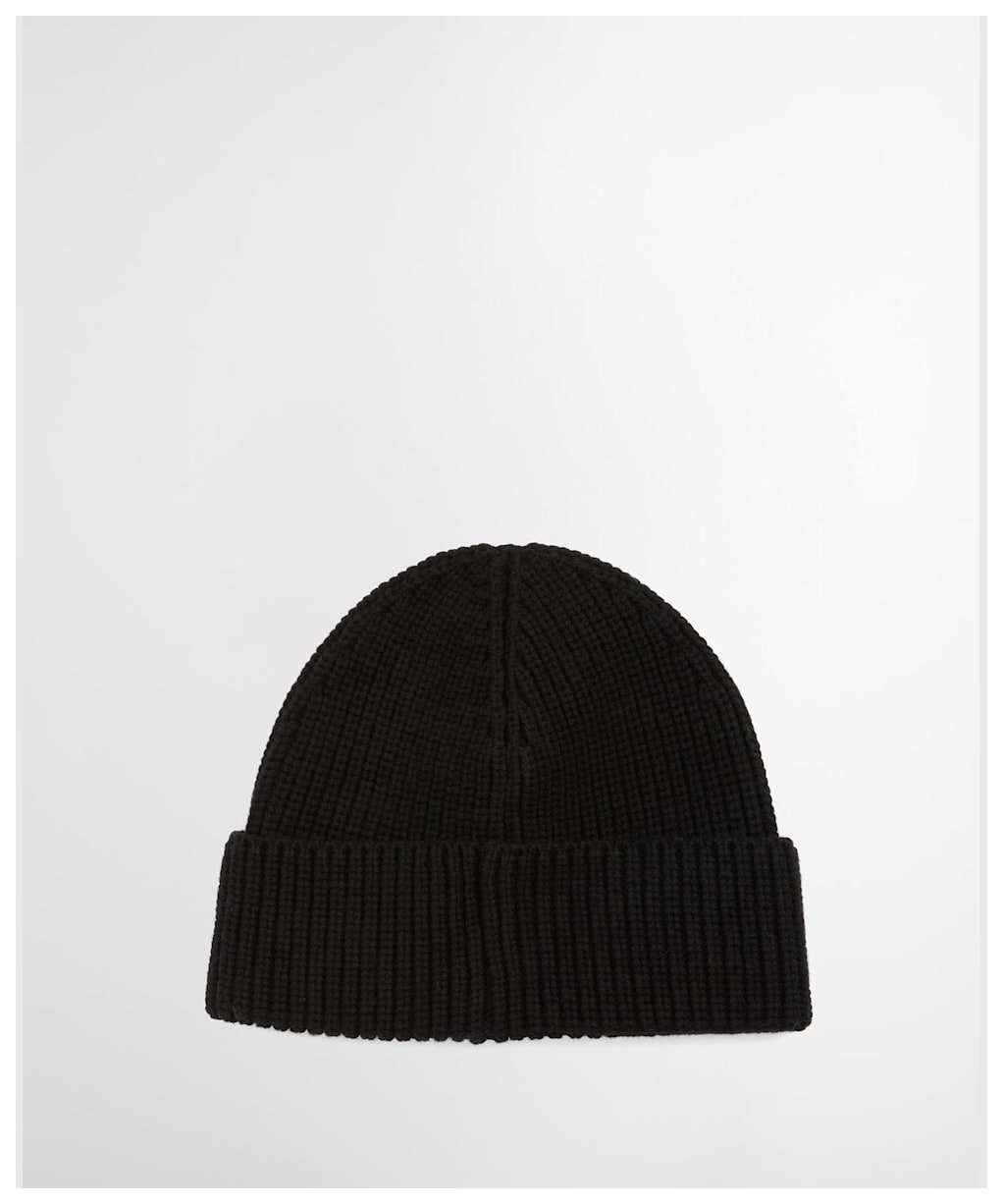 Men's Barbour International Sweeper Beanie & Scarf Gift Set - Black