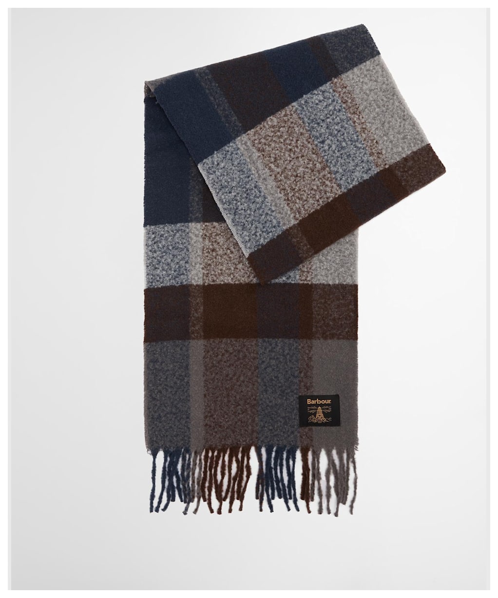 Men's Barbour Westerdale Beanie & Scarf Gift Set - Midnight Oak