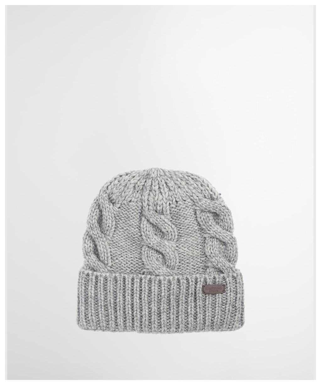 Men's Barbour Jesmond Beanie And Scarf Gift Set - Mid Grey