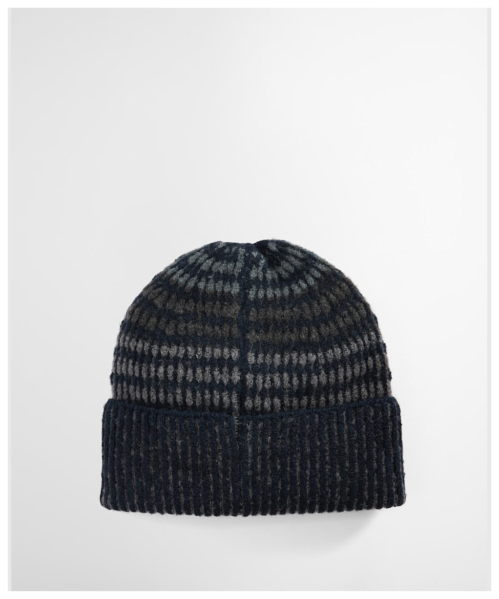 Men's Barbour Harray Beanie Hat - NAVY/BASALT BLUE