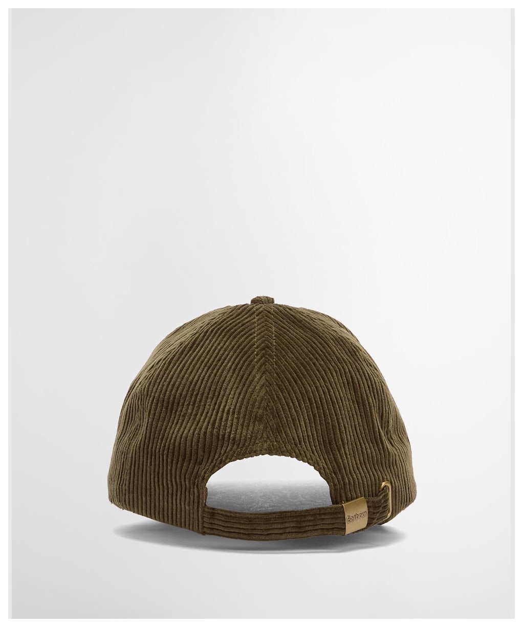 Men's Barbour Preston Cord Cap - Olive