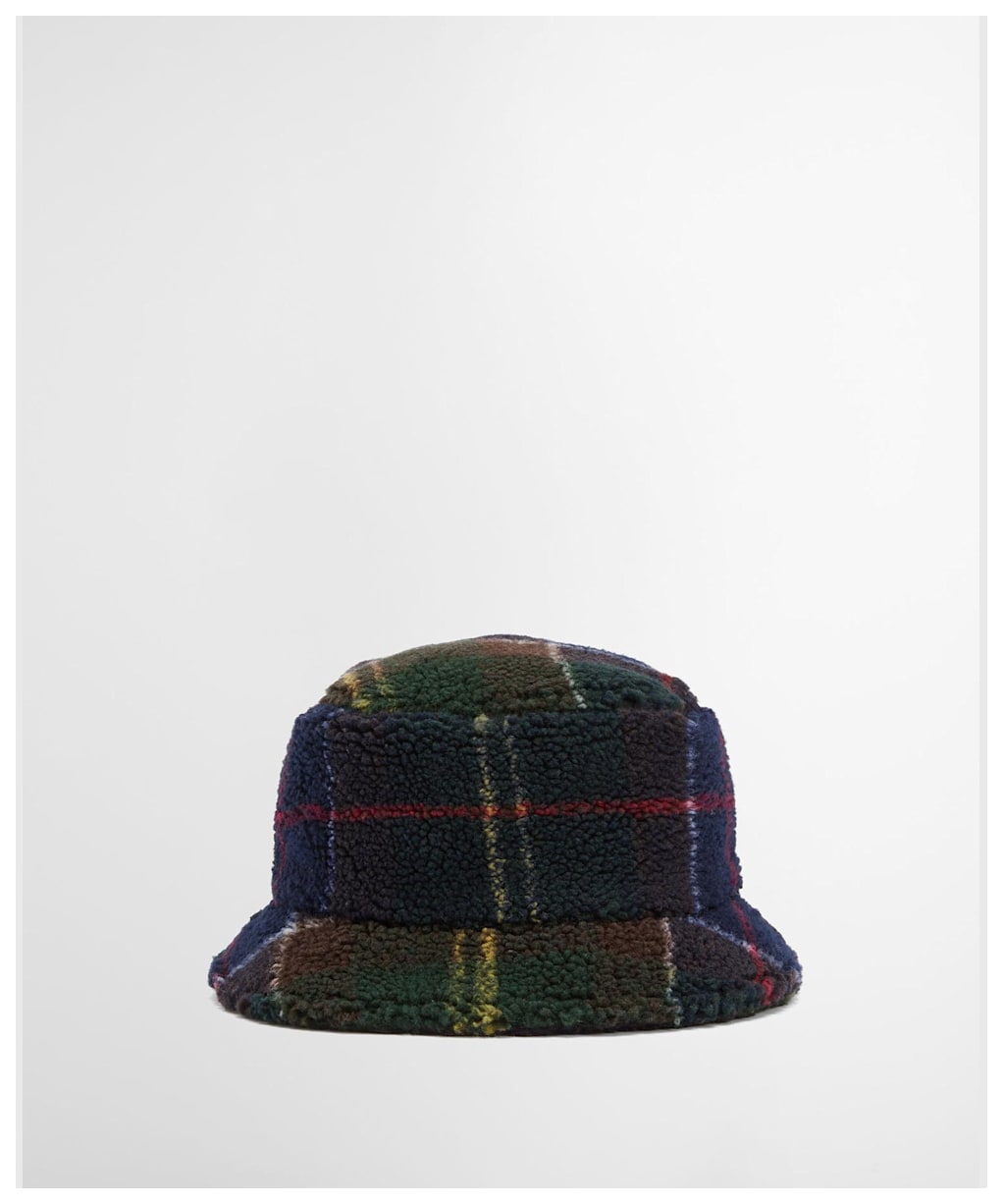 Men's Barbour Field Fleece Bucket Hat - Classic Tartan